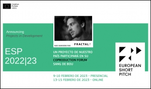 EUROPEAN SHORT PITCH: Un proyecto de nuestro país participará en su Coproduction Forum
