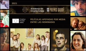 PREMIOS GAUDÍ 2021: Películas apoyadas por MEDIA entre las nominadas